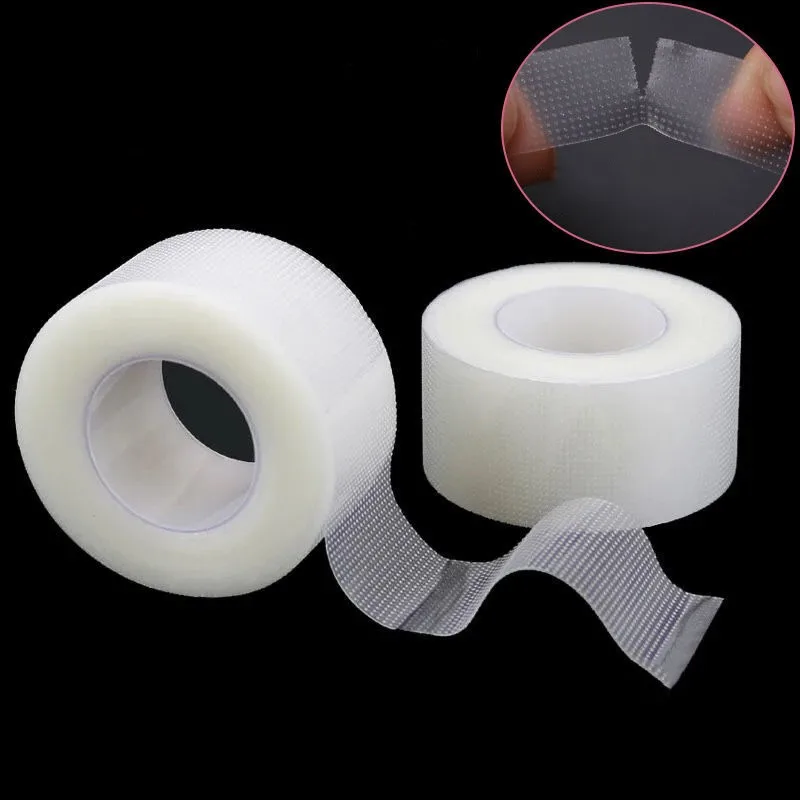 1-5 rotolo di nastro facciale PE traspirante sollevamento professionale rughe nastro doppia palpebra strumento di trucco di bellezza estensione ciglia trasparenti