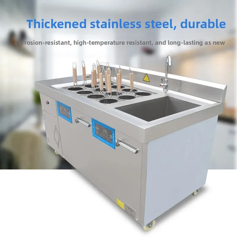 Customized/commercial Noodle Cooking Stove, Intelligent Electromagnetic Noodle Cooking Pot, To Undertake Stainless