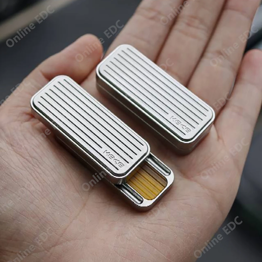 KOVO EDC Floating Light Push Slider Stress Relief Toy Fidget Slider Fidget Toys For Adults Portable Office Anxiety Relief Gadget
