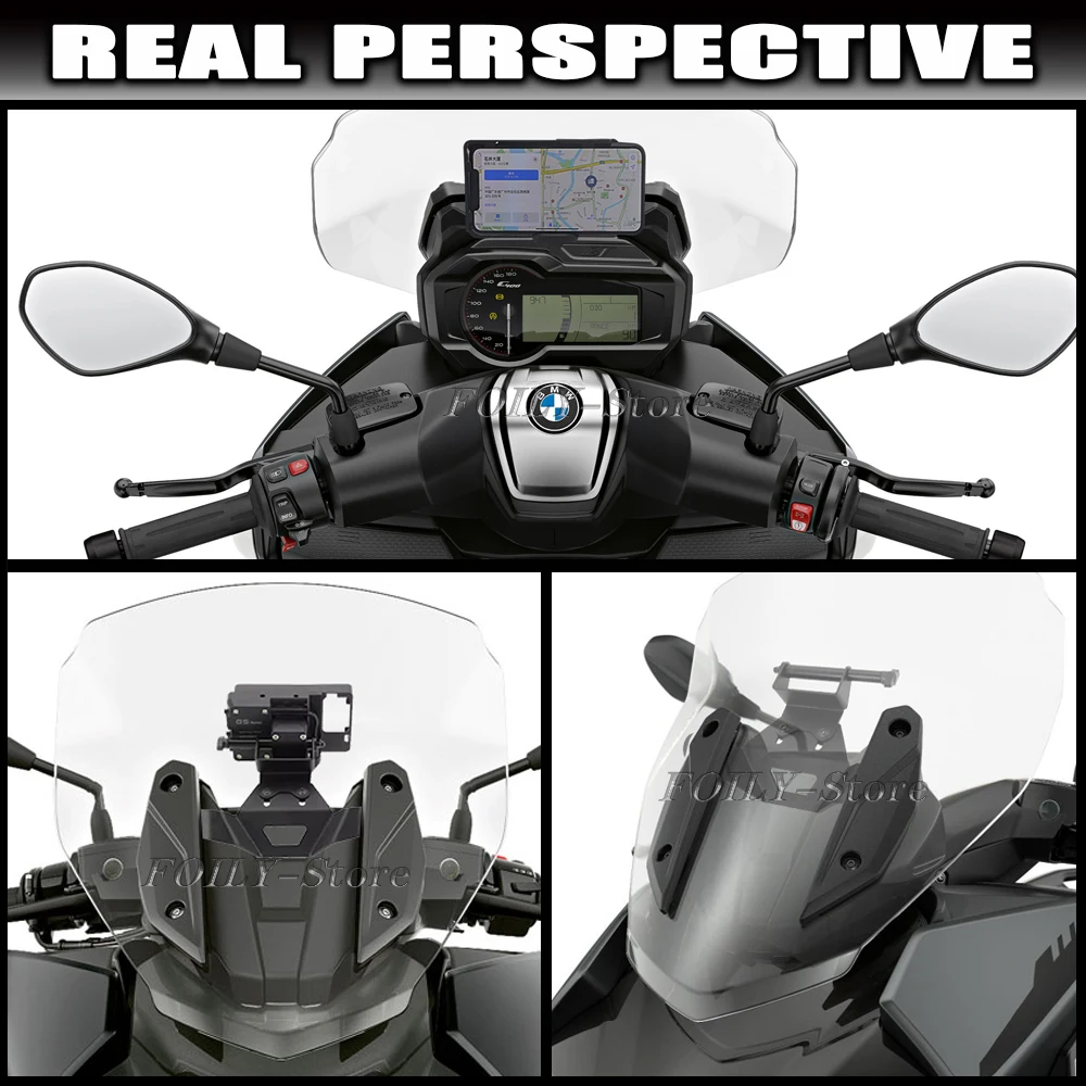 For BMW C400GT C 400GT C400 GT Motorcycle Accessories Front GPS Navigation Plate Phone Holder Stand Holder Smartphone Phone