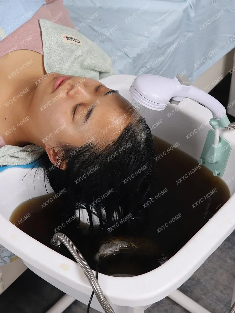 المحمولة الطب الصيني دوران المياه سبا حوض الشعر رئيس العلاج الملحقات المنزلية المحمولة #2