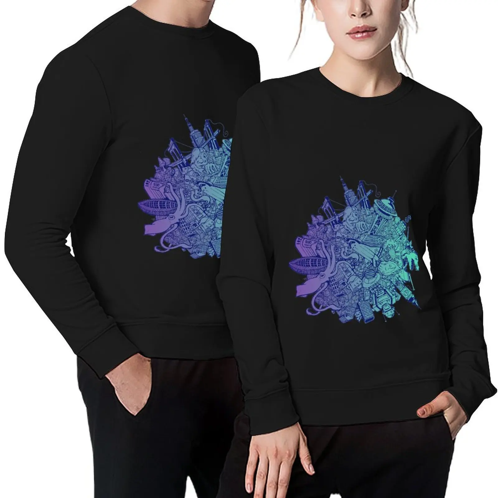 

Katamari Damacy - Original Art Pullover anime clothing graphic t shirts men male clothes anime clothes men's sweatshirt