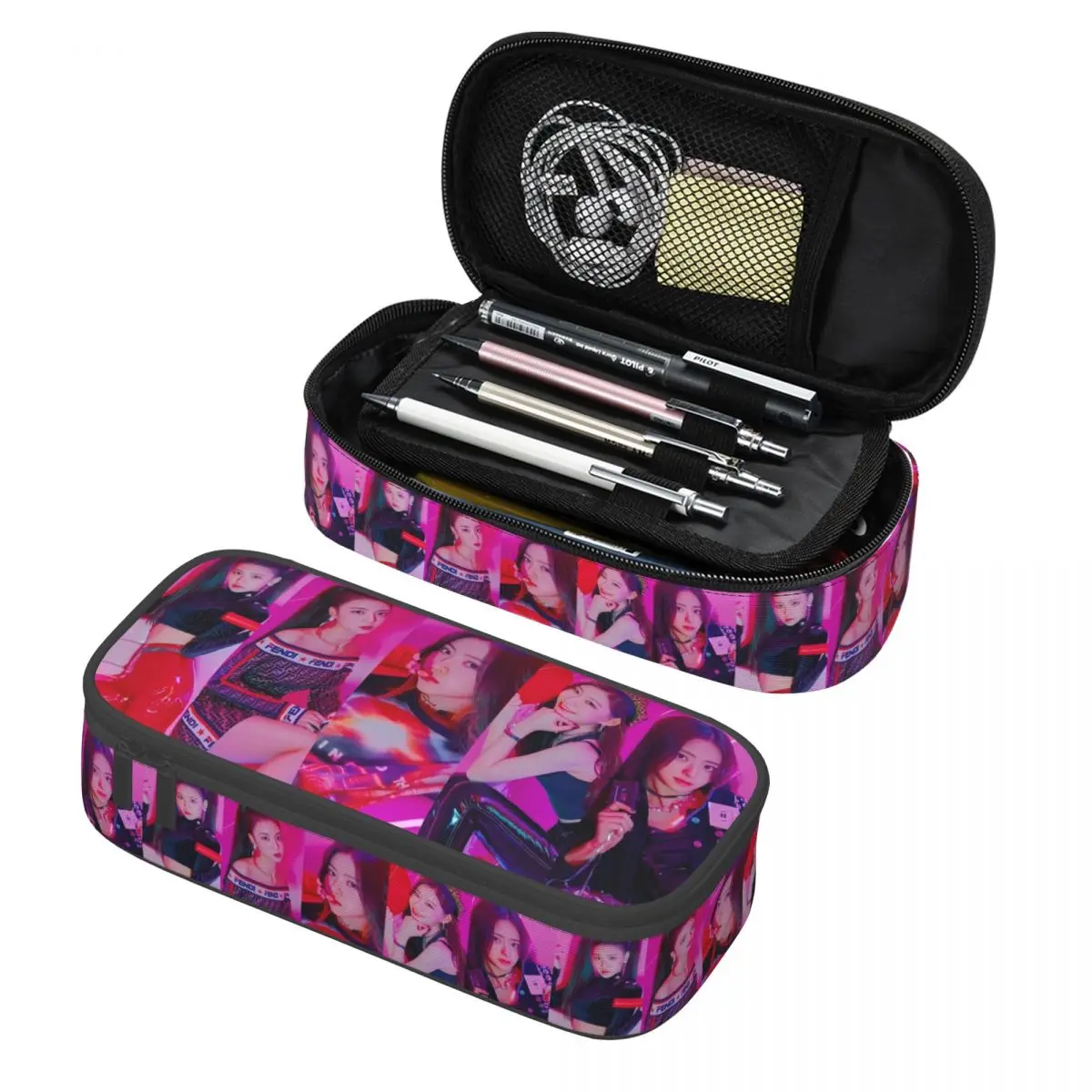 

Индивидуальный милый карандаш Kpop Group Itzys в Корейском стиле для девочек, яркий карандаш большой вместимости для мальчиков и девочек, студенческие канцелярские принадлежности