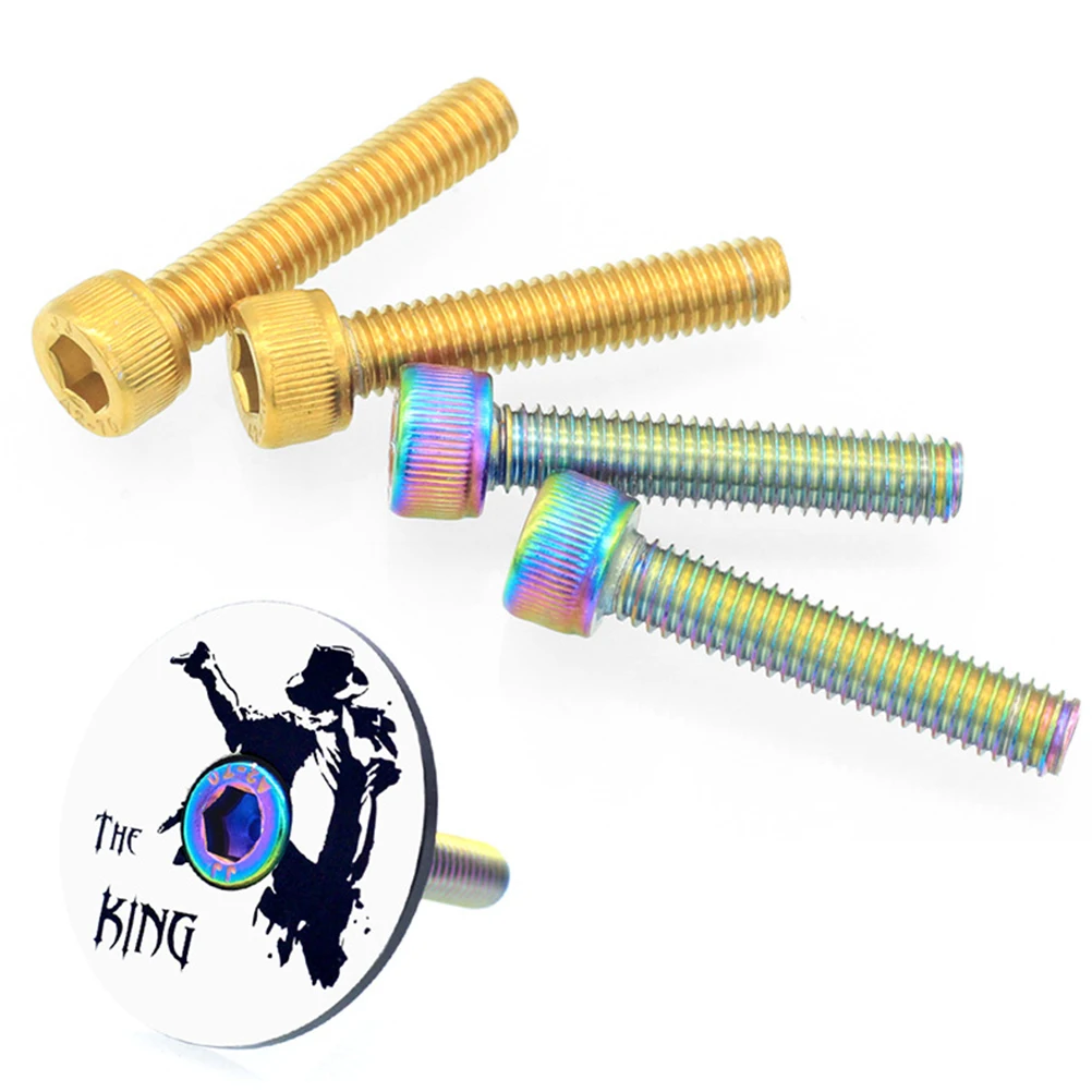 

3 Pcs Stand-mounted Screw Bowl Set Mountain Bike Accessories Fork Cap Earphone Accessory Headset Road