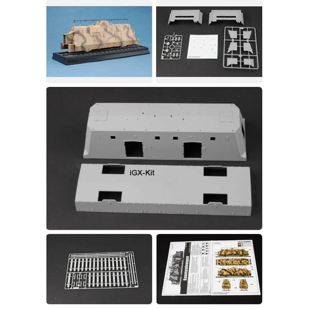

Trumpeter 01510 1:35 Scale BP42 BP-42 Kommandowagen Armored Troop Transport Railway Car Plastic Assembly Model Kit