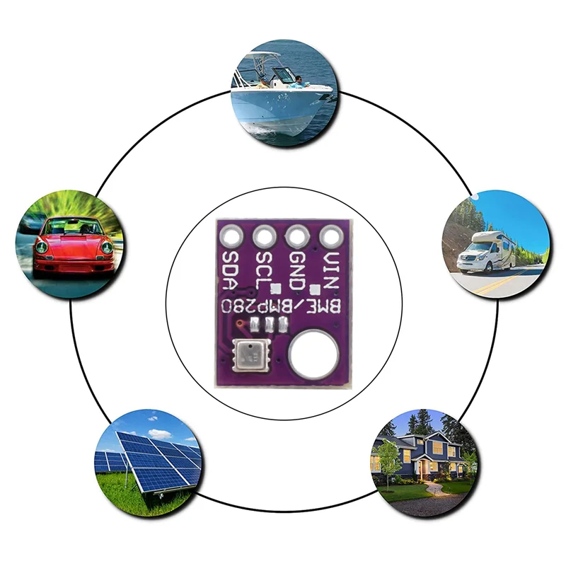 AB33-3PCS BME280 5V Digital Sensor Temperature Humidity Barometric Pressure Sensor Module I2C SPI BME280 Sensor Module