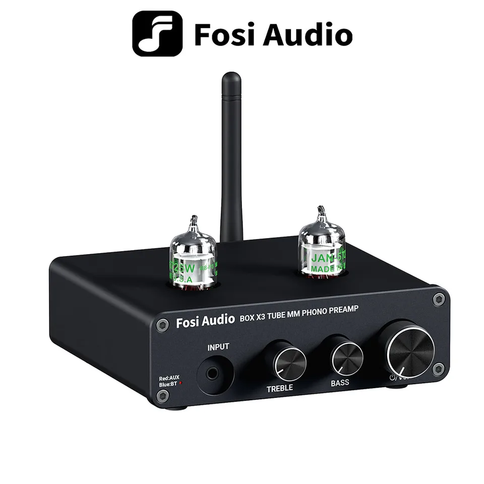 Fosi Audio Bluetoothフォノプリアンプ ターンテーブル用フォノグラフ