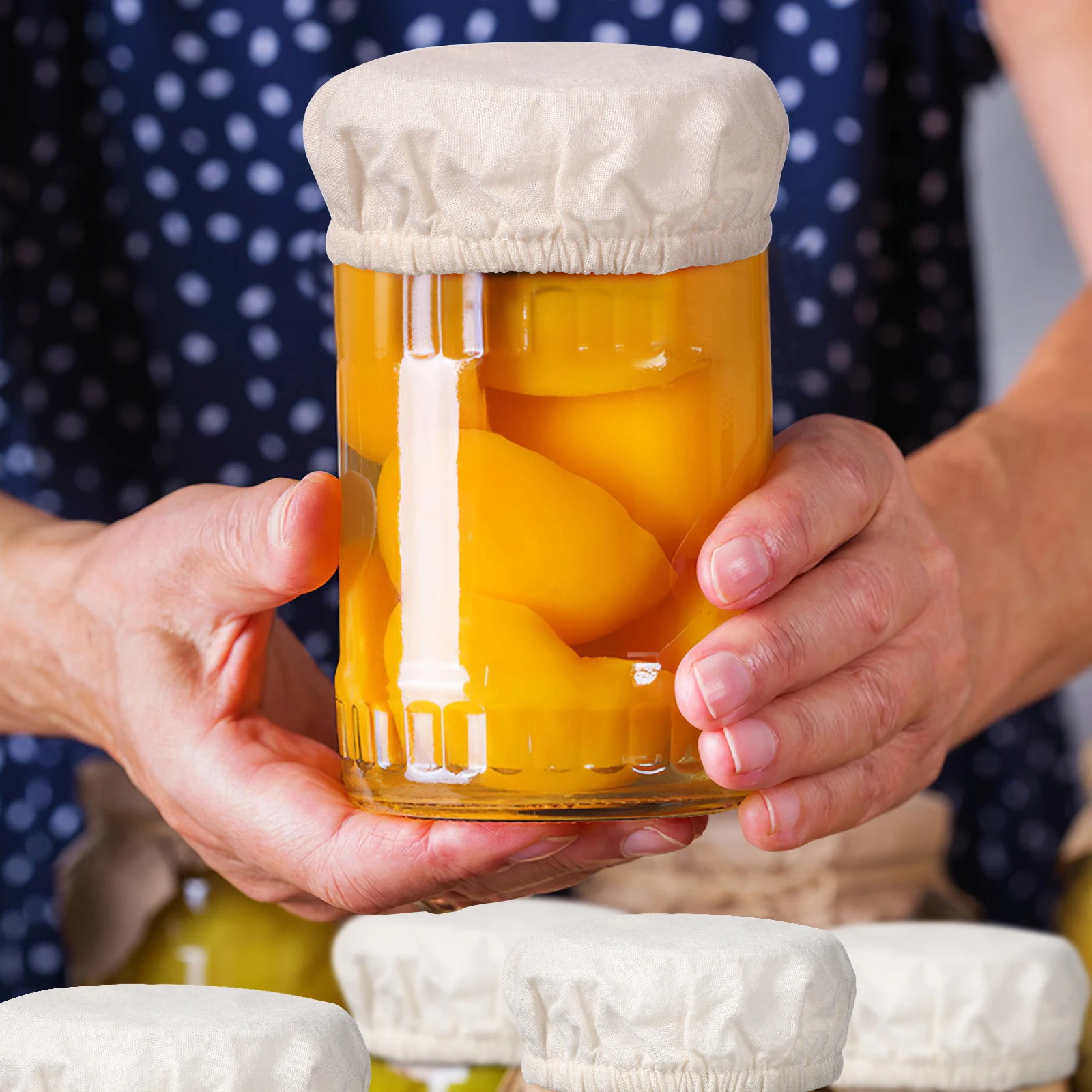 

Sourdough Starter Jar Kit Cloth Cover Thermometer Strip Date Band Fermentation Accessories Replacement Set Home Baking Kitchen