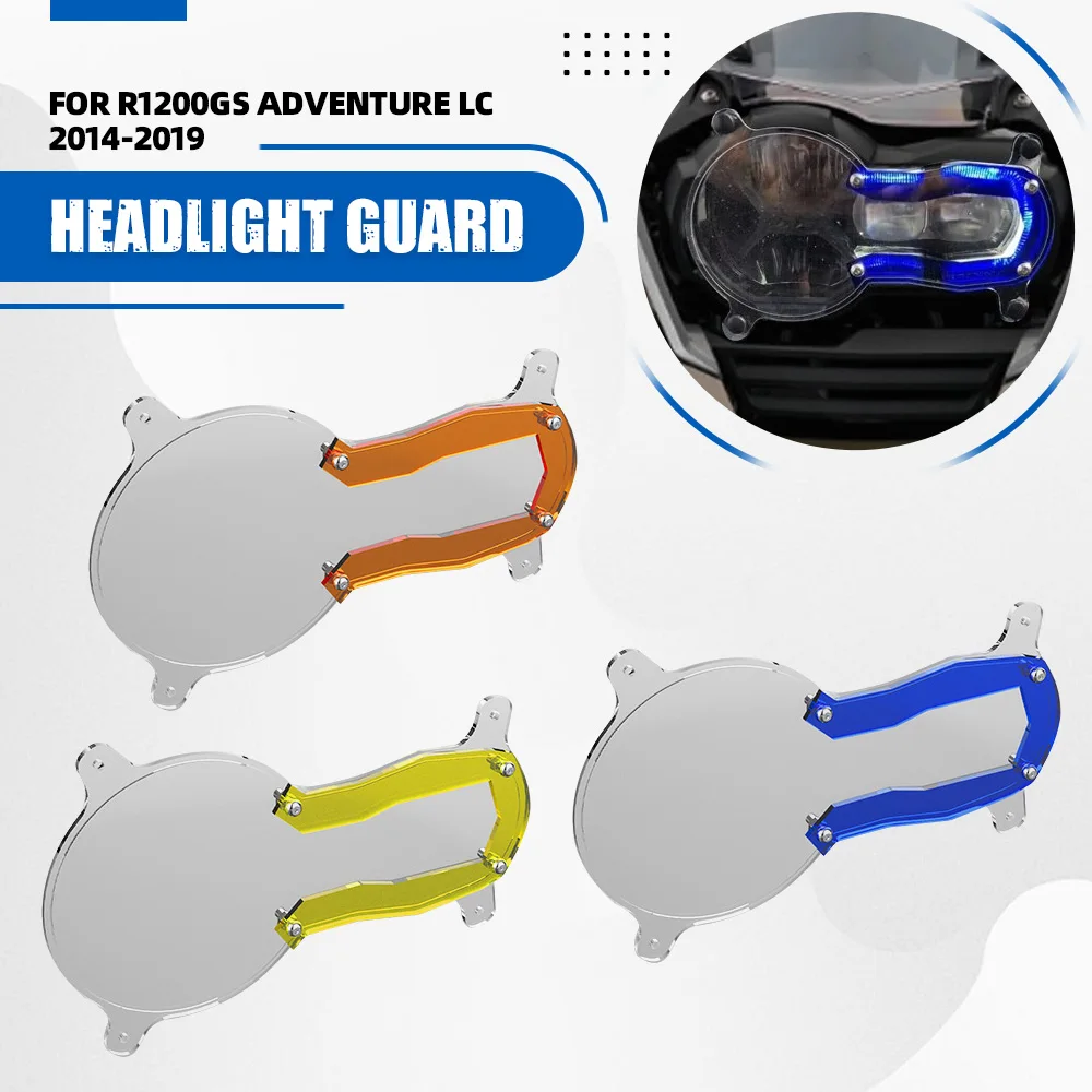 

Motorcycle Headlight Protector Head Lights Guard Cover For BMW R1200GS LC R 1200 GS Adventure LC 2013-2019 2018 Front Lamp Cover