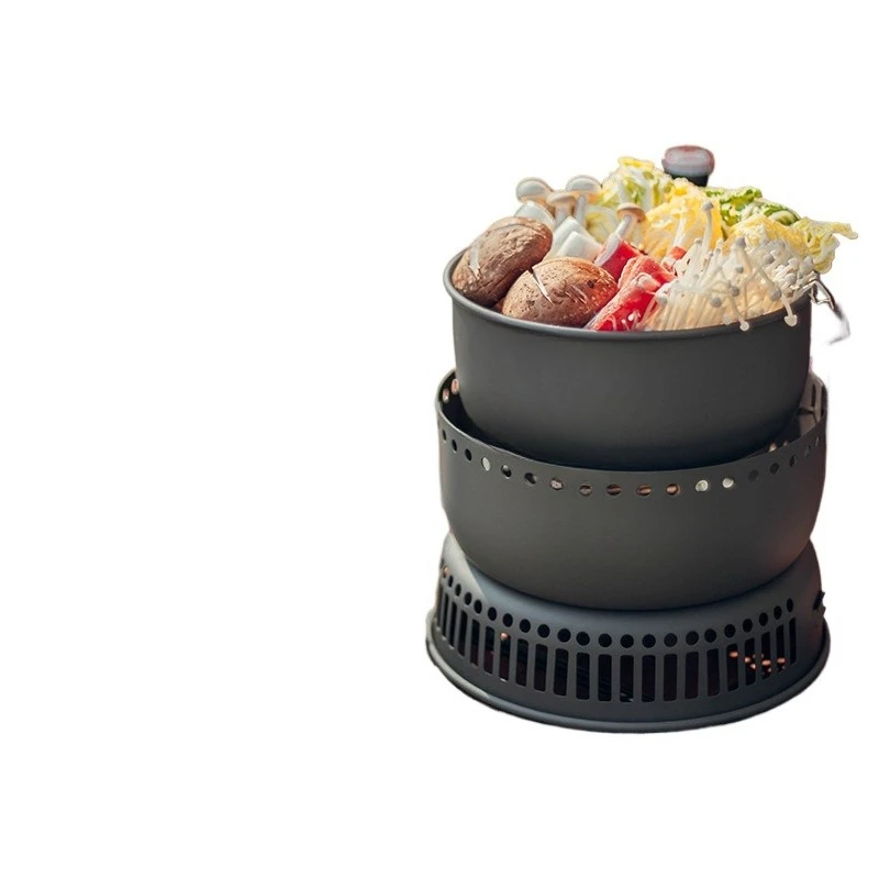 

Storm stove, outdoor cooker, windproof camping cookout portable boiler