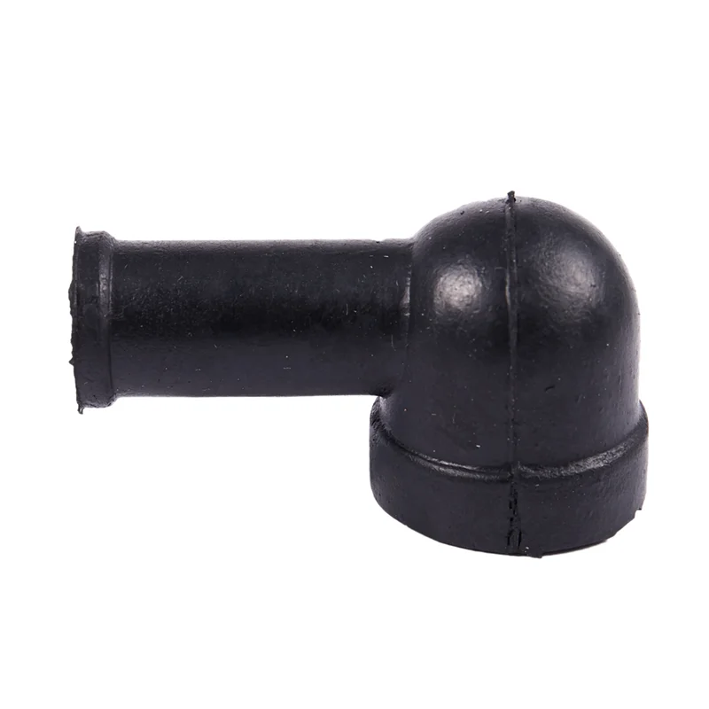 40 Pcs 15Mm X 8Mm Black Smoking Pipe Shaped PVC Battery Terminal Insulating Covers Boots