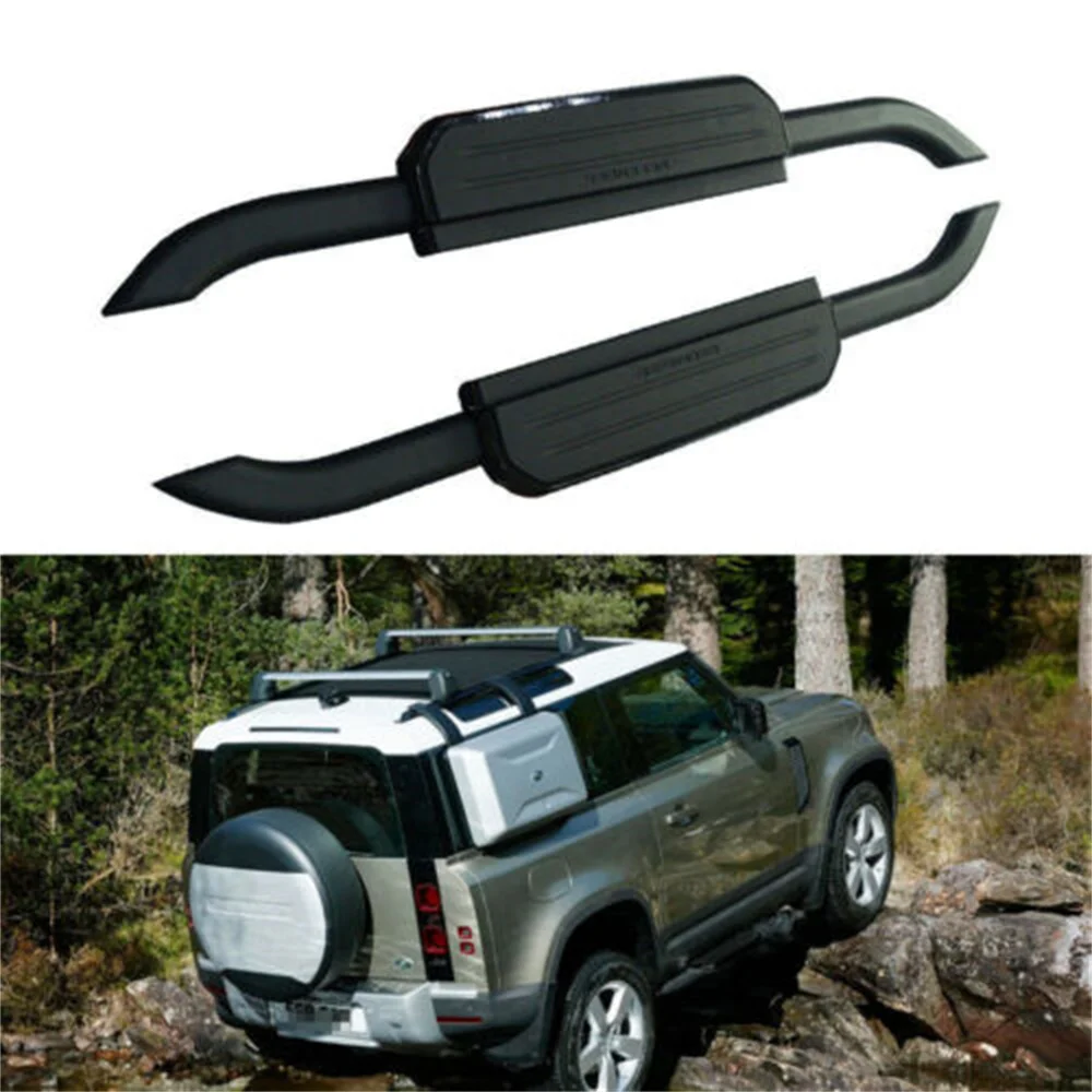 

2Pcs Running Board Nerf Bar Side Step Fits for Land Rover Defender 90 2D L663 2020-2024