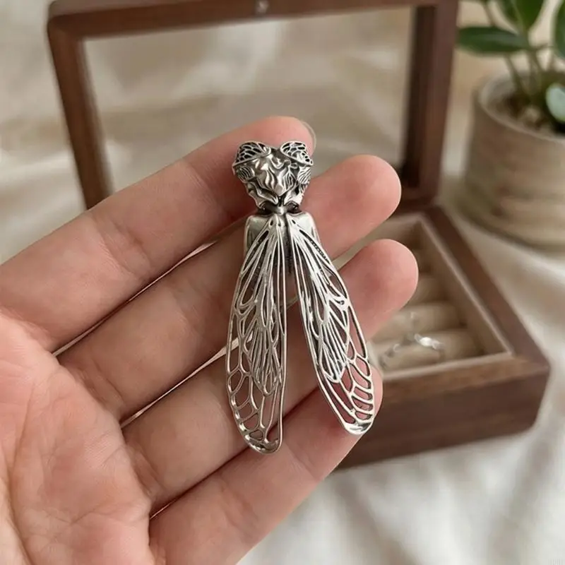 Lovely Angel Figurine Pendant With Ornate Headpiece Perfect For Adding Wonder To Your Look E0BF