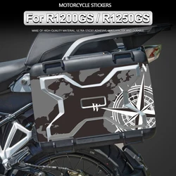 Motorcycle Stickers For R 1250 GS R1250GS 2019-2024 Accessories Waterproof Side Boxes Decals For BMW Vario Case R1200GS R1200 GS
