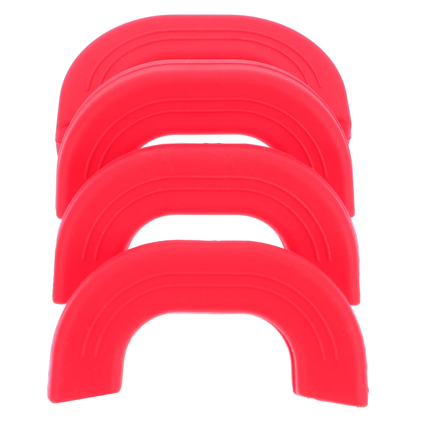 4 Pcs Arrow Labels Stickers Pot Handle Insulation Sleeve Strainer Filter Potholder Clear