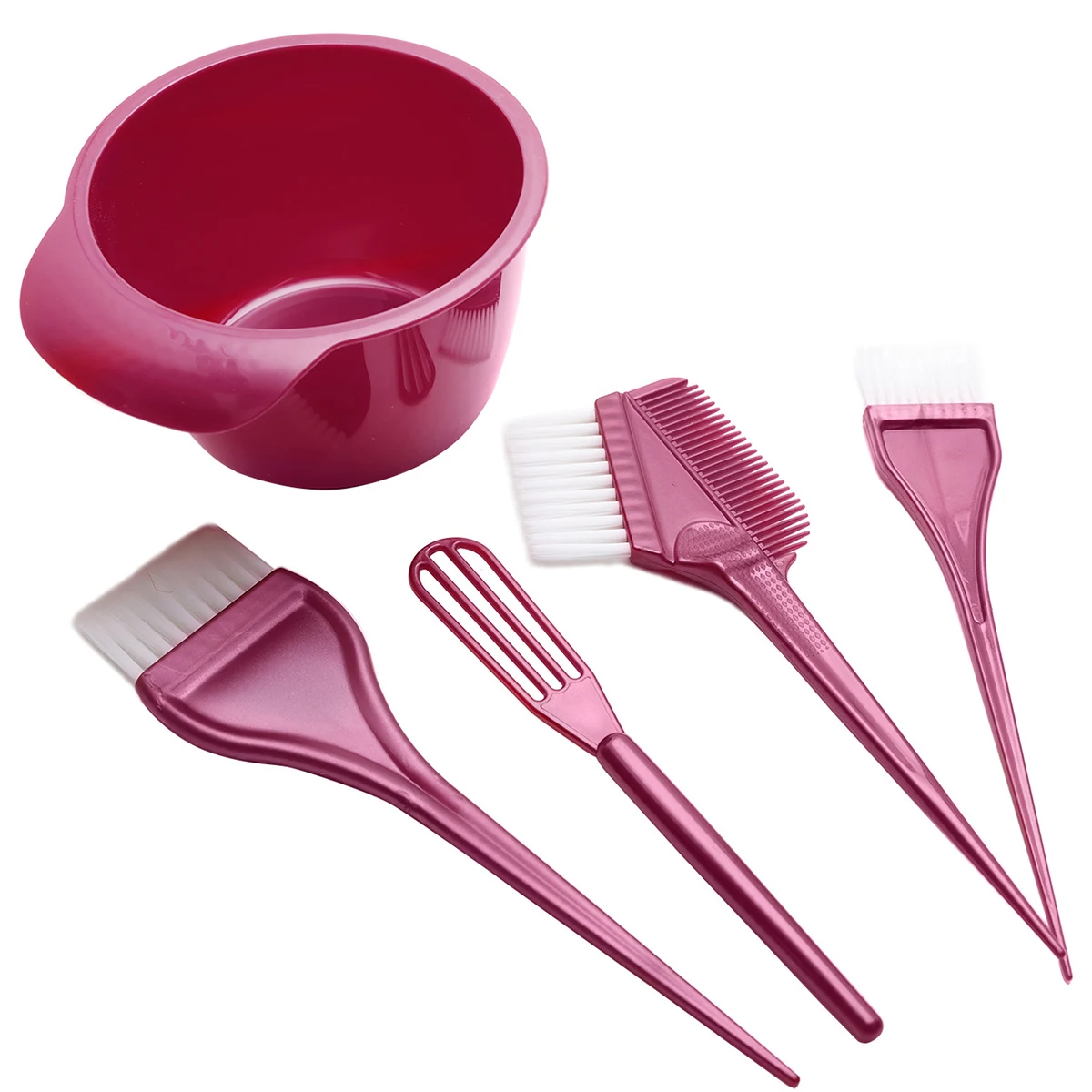 

Hairdressing Tools Set Hair Coloring Equipment Dye Bowl Brushes Bowls Blender Kit Salon Professional ABS Nylon Long Short Curly