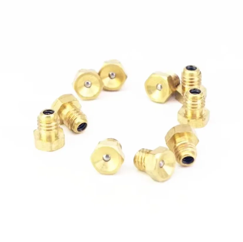 (2) M5x0,8 M6x1 M8x1 M10x1 M12x1 M14x1,5 M16x1,5 1/8" 1/4" BSPP Flush Grease Zerk Nippelanschlüsse für Fettpresse – Detail 2