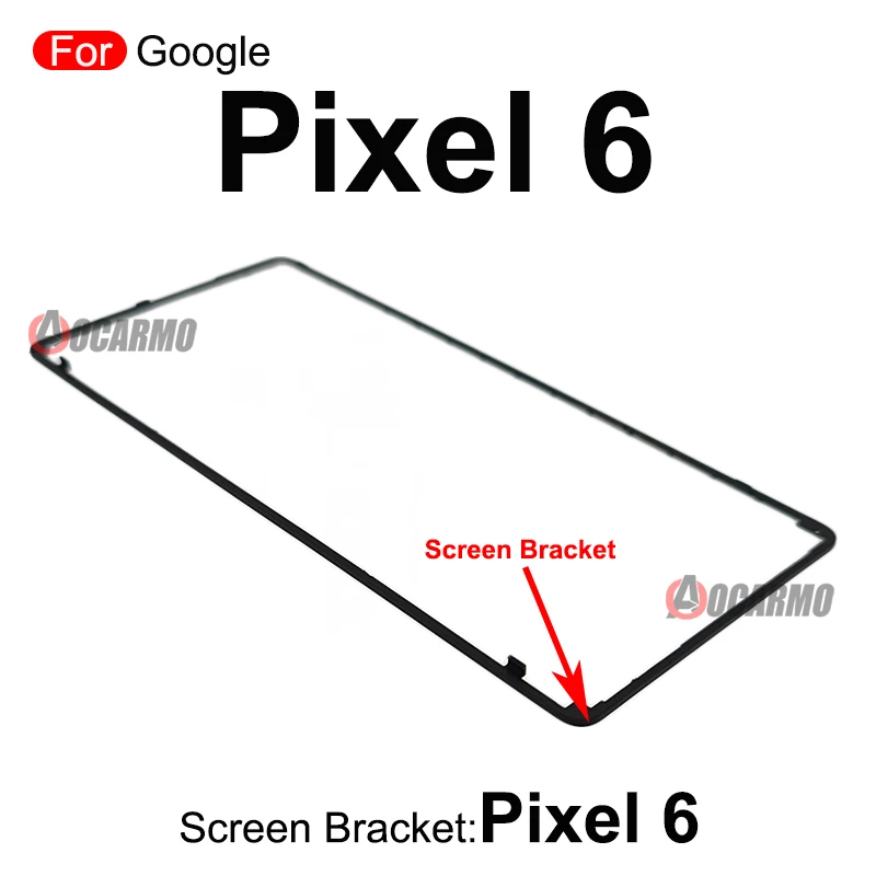 For Google Pixel 3 3XL 4 XL 5 5A 6Pro 6 Pro Front Screen Stand Middle Bezel Frame LCD Display Bracket Plastic Hoder Replacement