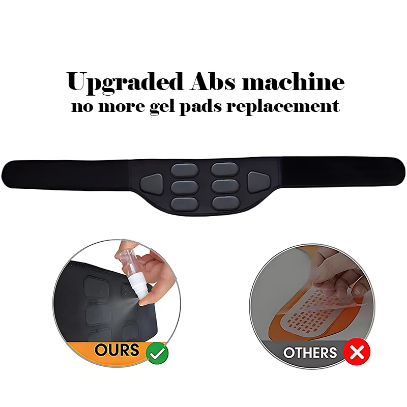 120 سنتيمتر الذكية حزام تنغيم البطن EMS العضلات محفز العضلات تونر الجسم مدلك USB تهمة فقدان الوزن تدليك اللياقة البدنية المنزلية #3