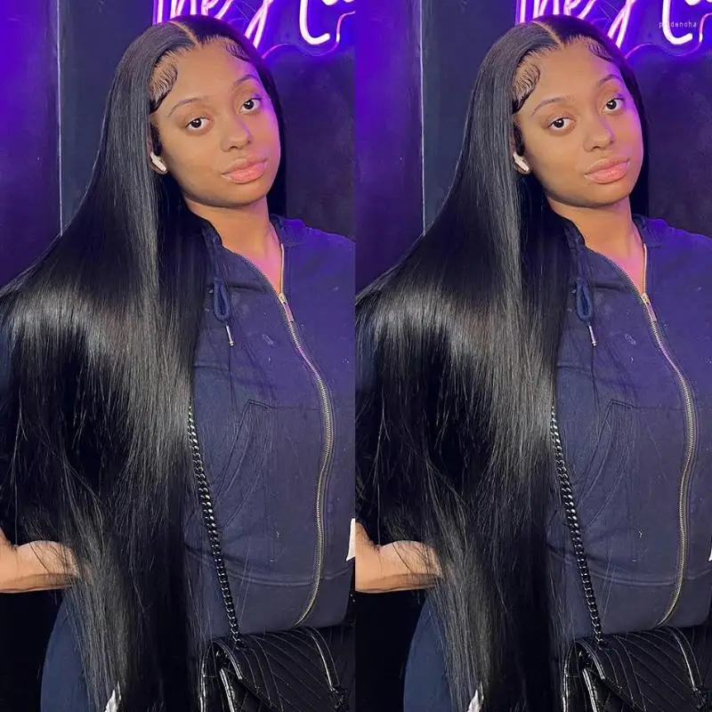 

HD Lace Wig 13x6 Human Hair Bone Straight Lace Front Wigs Human Hair 30 40 Inch Brazilian 13x4 Lace Frontal Wig For Women Sale