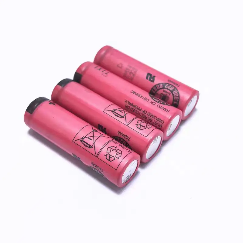 Sanyo UR14500AC 3.7V 740mAh Original Flat Head Lithium Battery for Braun Oral B Pro 2 Type 3766 3753 3768 3776 3794 S5 S6 S7 S51