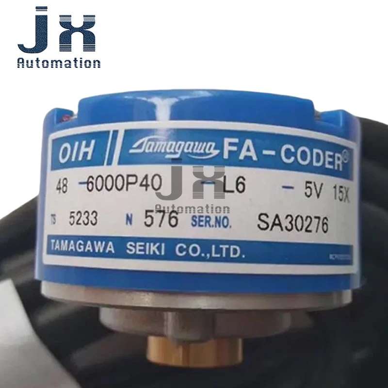 6000P/R Incremental Rotation Encoder DC5V Outer Diameter 48mm Inner Diameter 8mm Yongda and Hitachi Elevator Encoder TS5233N576