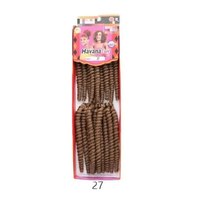 8 Zoll synthetische Havanna Curl Braids, perfekt für Passion Twists und Häkelfrisuren, afrikanische Kollektion, Flechthaare.