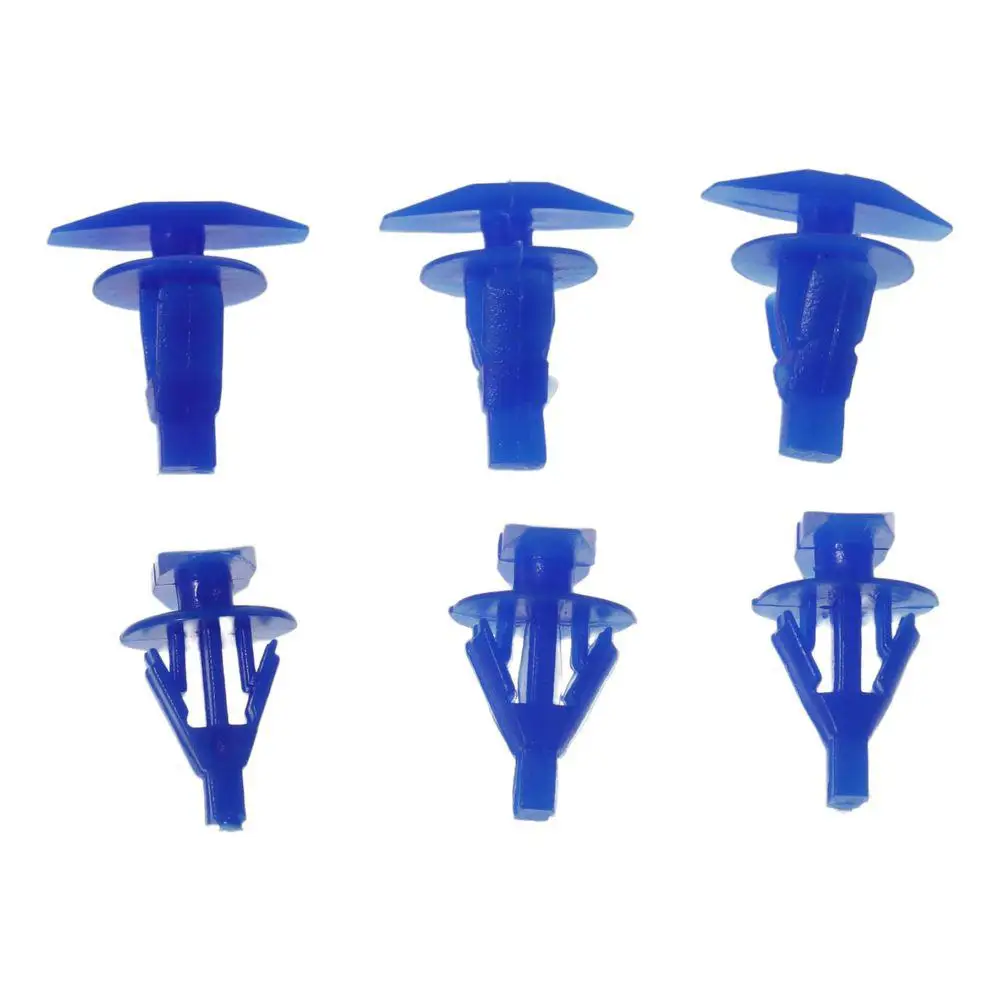 200Pcs Blue Weatherstrip Car Assessories Parts Clip Assessories For Car