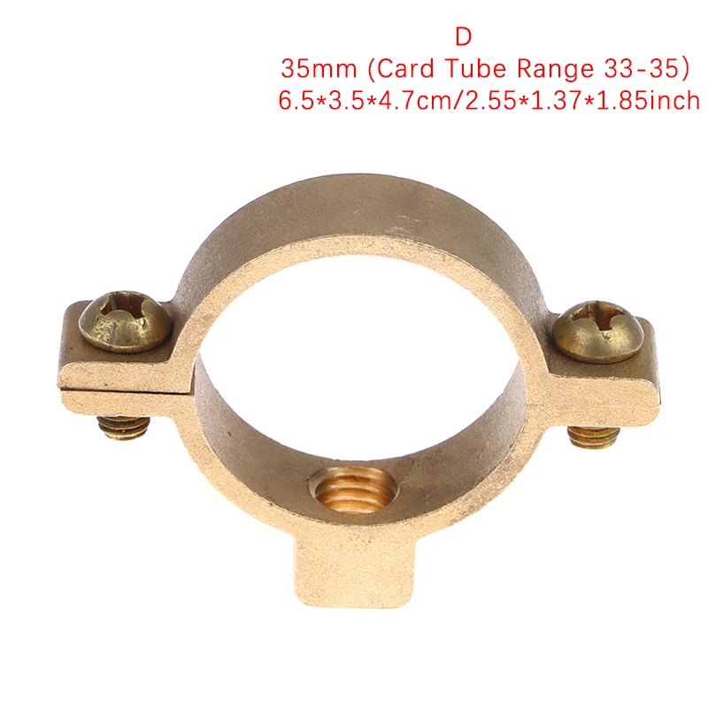 Staffa Per Tubo In Ottone M10 – 1 Pezzo, Per Diametri 15/22/28/35/40 Mm, Per Impianti Idraulici E Riscaldamento