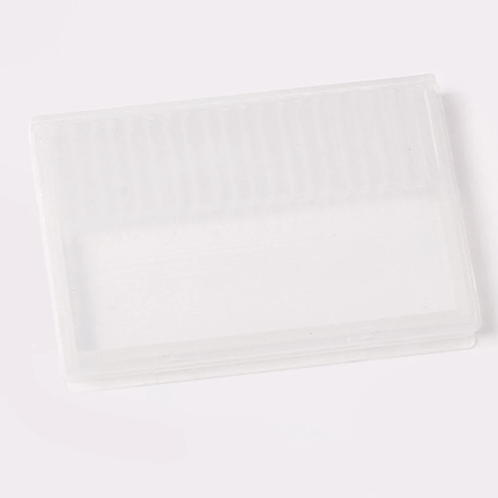 

2pcs Tools Storage Box Portable Dust Cover Organizer Durable Material Nail Drill Bit Case Polishing Heads Grinding Stand Nail