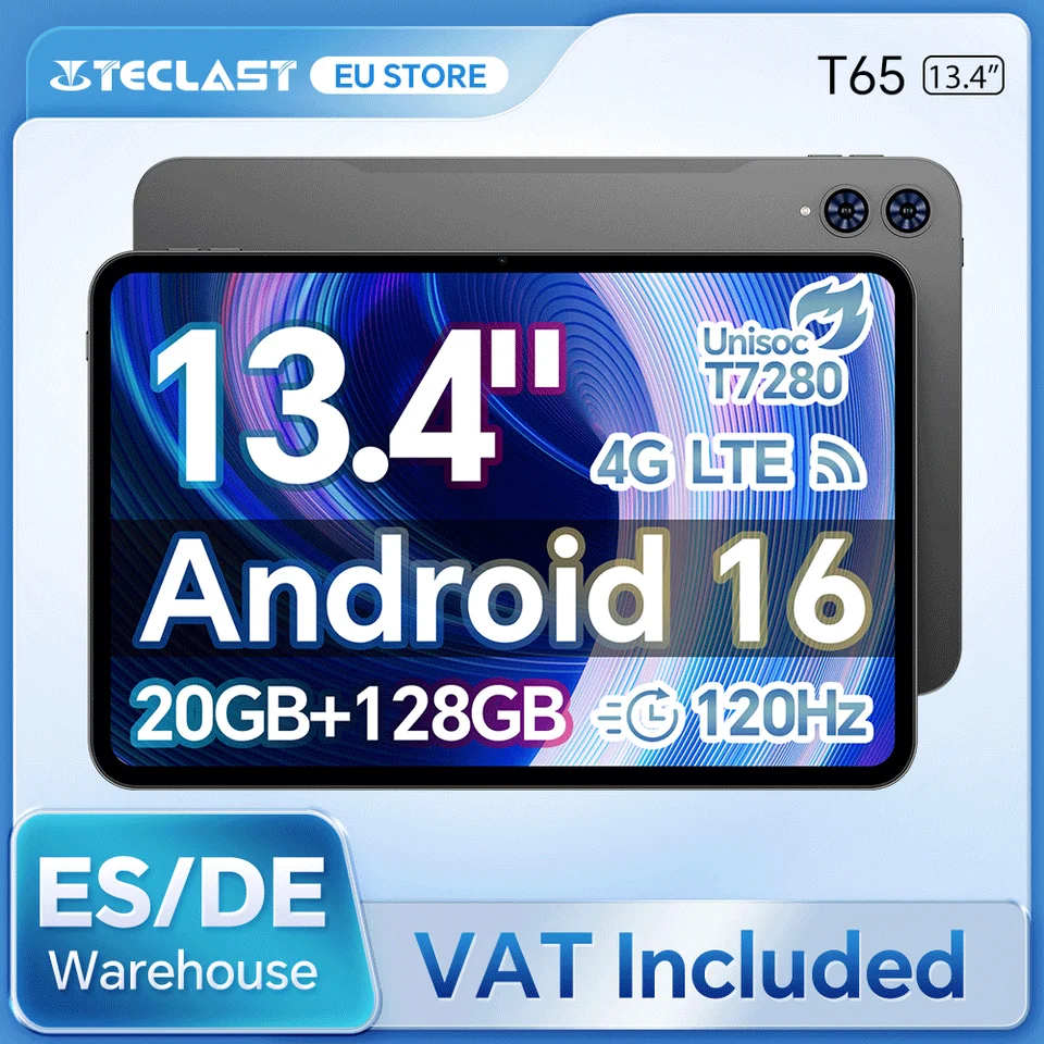 【TECLAST】T65 13inch Tablet / Android 16 Amazon.co.jp: TECLAST T65 Android 16 Tablet PC, 13.4 Inch 1920