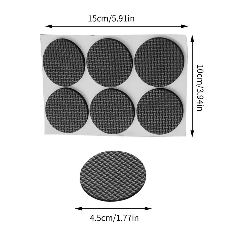 Non Slip Furniture Pads Anti Slip Rubber Mat Bumper Wear-resistant Floor Protectors For Chair Table Bed Furniture Accessories