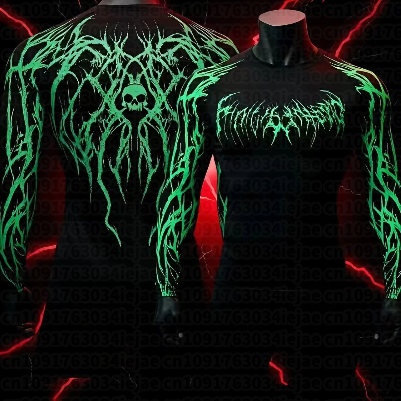 MMA Herren Kid Rashguard Rash Guard Surf Langarm Jiu Jitsu T-Shirt Herren Kompressions-Rashguard – Detail 8