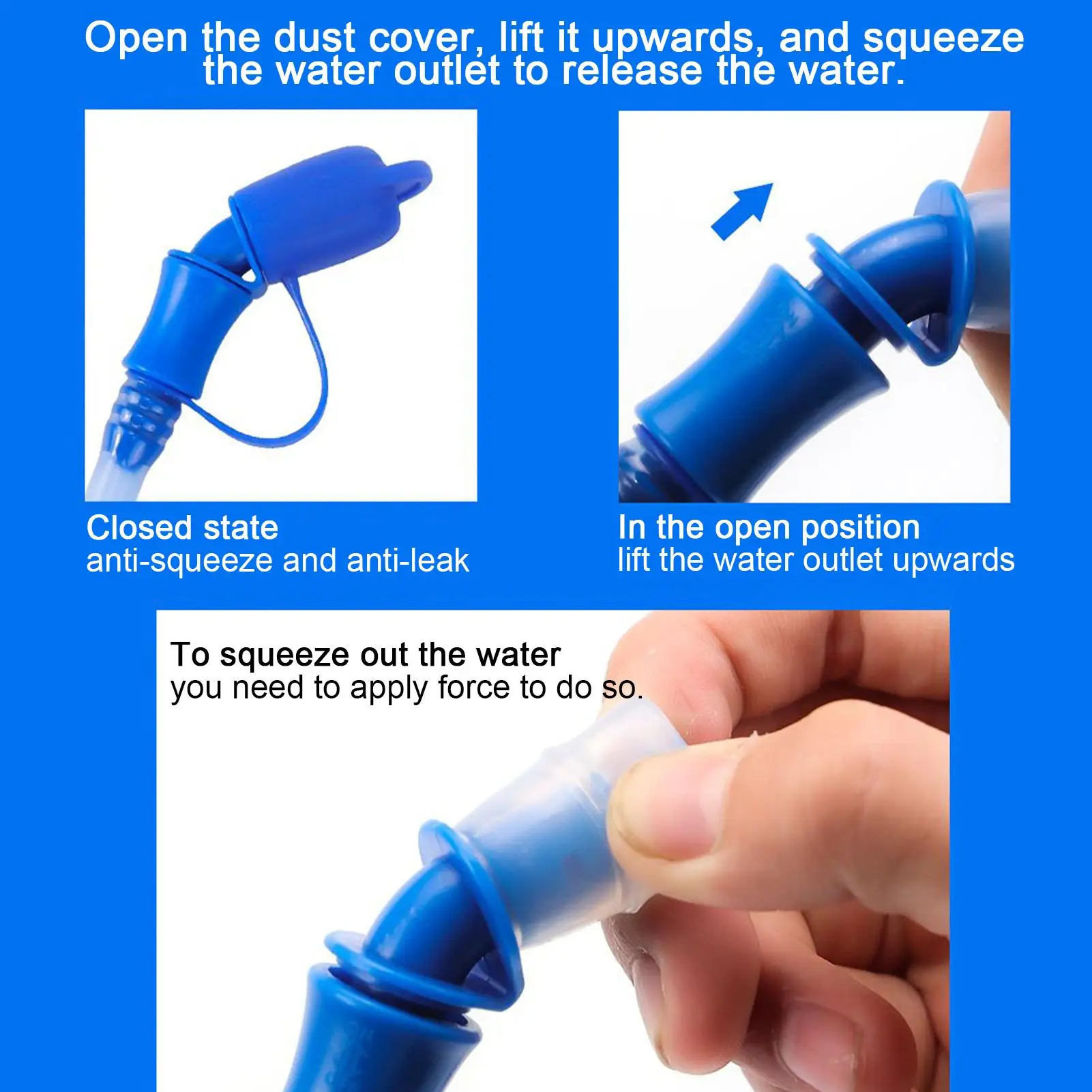 

Водяной пузырь 1,5 л/2 л, герметичный чехол для хранения, легкий чехол для воды, пакет для гидратации для езды на велосипеде, кемпинга, охоты, бега