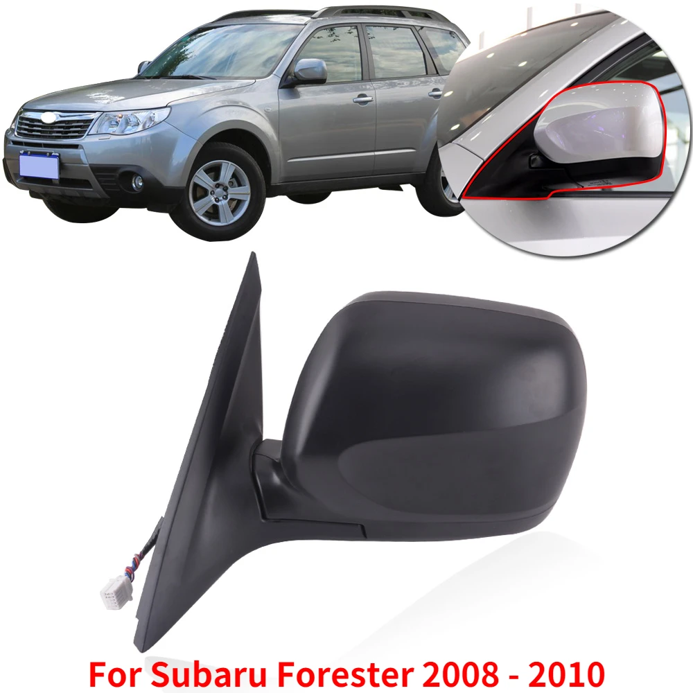 

CAPQX 5/7wire For Subaru Forester 2008 2009 2010 Outside Rearview Mirror side Mirror rear view mirror assembly