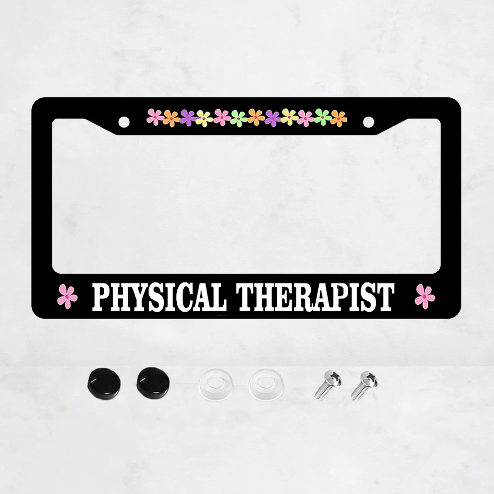 

Рамка для номерного знака с надписью «Терапевт», тонкий дизайн, 1 шт.