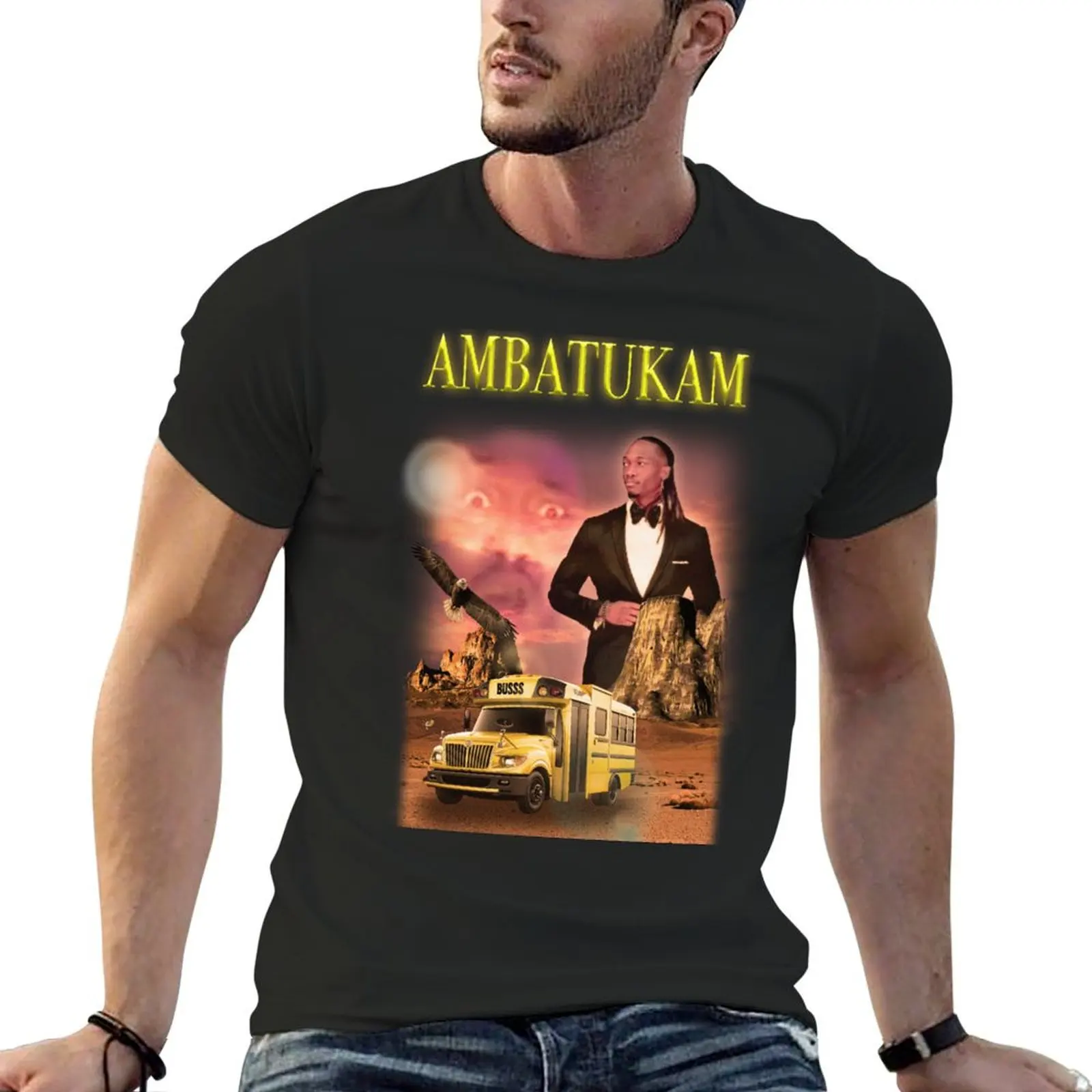 Ambatukam Dreamybull Buss desert T-Shirt anime t shirts blacks graphics tee shirts for men