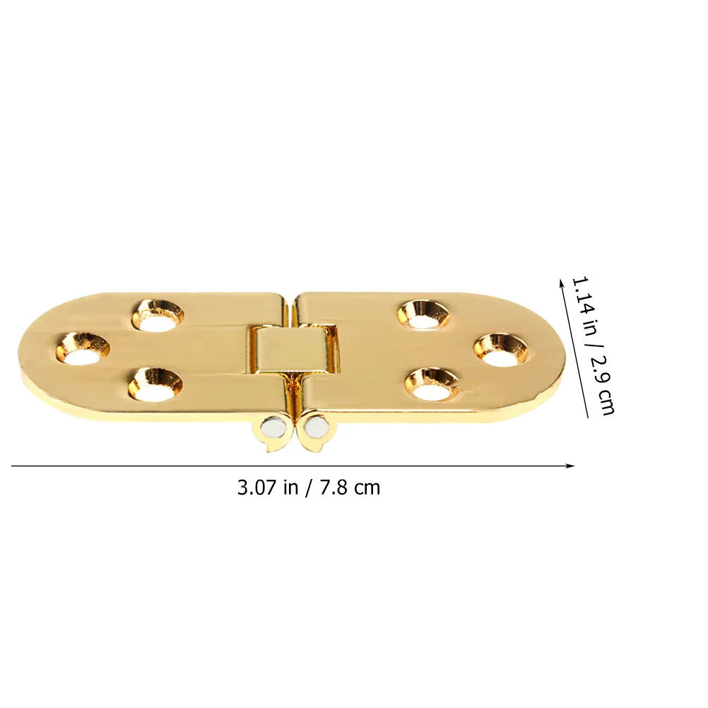 

4pcs Zinc Alloy Hinges 180 Degree Folding Table Hinge Small Hidden Cabinet Hardware For Jewelry Box Wooden Tray Door