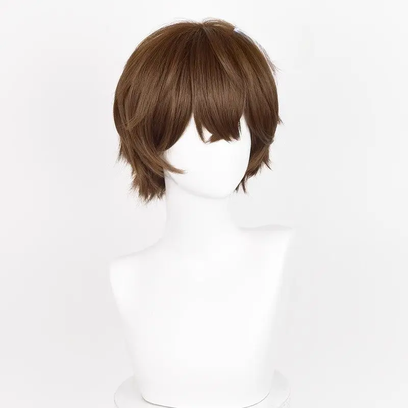 Peluca de cosplay auténtica Identity V Eli Clark |   Simulación de cuero cabelludo y cabello crudo rubio-marrón personalizado