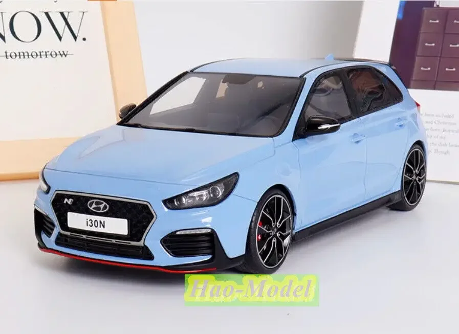 

OTTO 1 1:18 для I30 N HYUNDAI 2017, литая под давлением модель автомобиля из смолы, игрушки, подарки на день рождения, коллекция хобби, украшения, синий