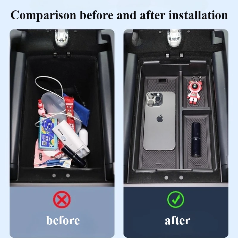 Car Armrest Box Storage Box For VOYAH EVR 2023-2024 Car Central Control Storage Supplies Modified Decorative Accessories Tools