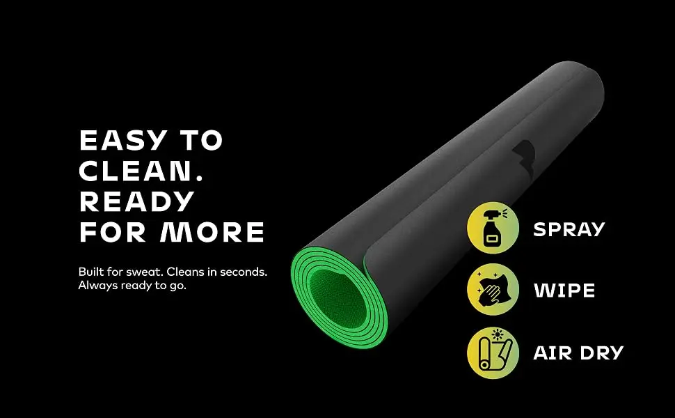 Easy Clean Yoga Mat for Home Gym