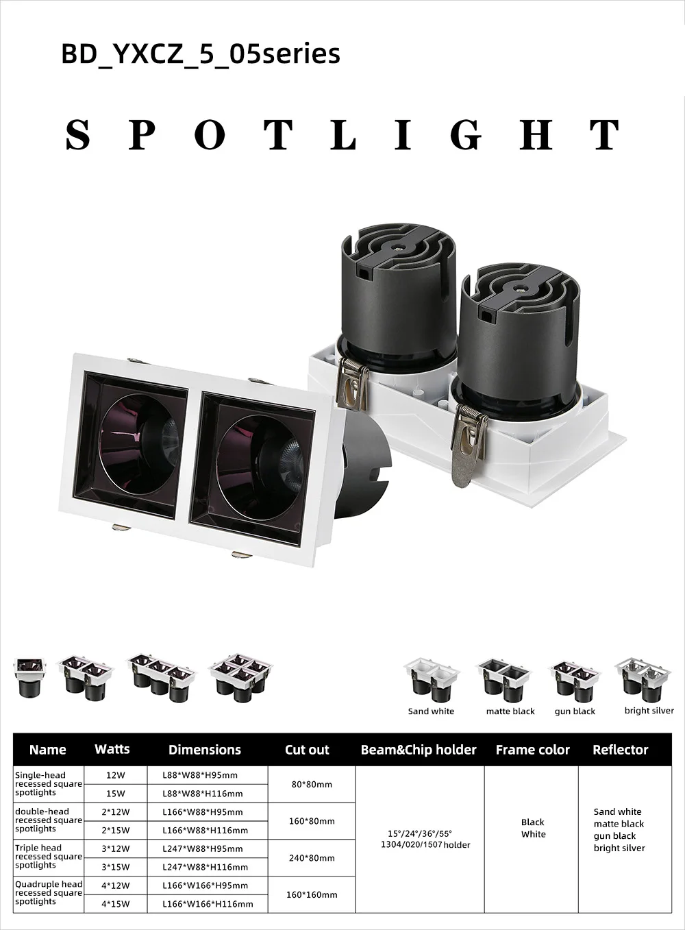 foco-led-empotrable-de-doble-cabezal-de-12-15w-de-metal-110-voltios-sin-marco-cuadrado-simple-2026