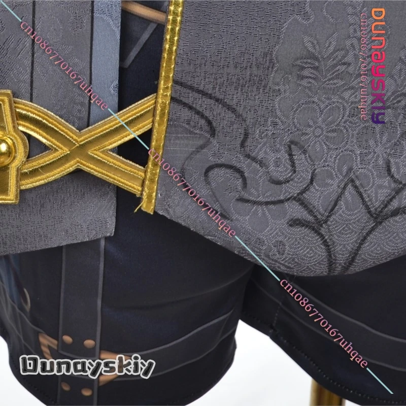 AFreminet حكيم المثقوب تأثيري حلي {SAIKOU} جينشين تأثير فونتين الأزرق الداكن بدلة غطس Steampunk أنيمي تأثيري ‌