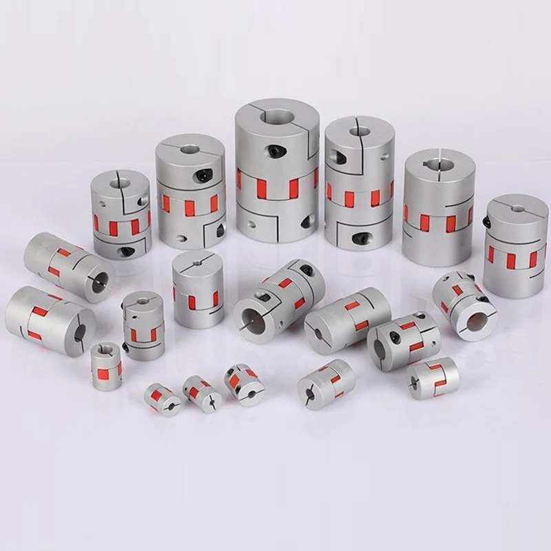 D25L30 Shaft Coupler Flexible Jaw Spider Plum Coupling Shaft Coupler 6.35/8/9.5/10/12mm Stepper Motor