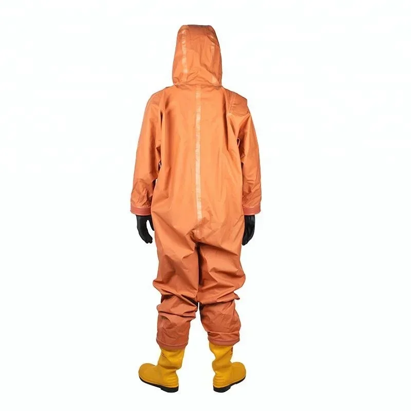 Traje de descontaminación química monos de PVC