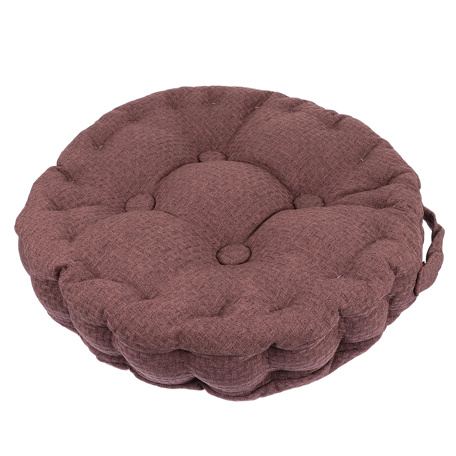 

1Pcs Lazy Chair Cushion Round Floor Pillow Breathable Seat Pad Soft Resilient Tatami Cushion for Living Room Bedroom Sofa