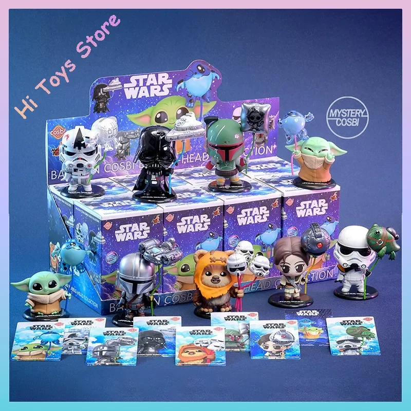 

В наличии, оригинальная серия воздушных шаров «Звездные войны», космическая слепая коробка, коллекционная фигурка, модное украшение для рабочего стола, подарок для мальчиков