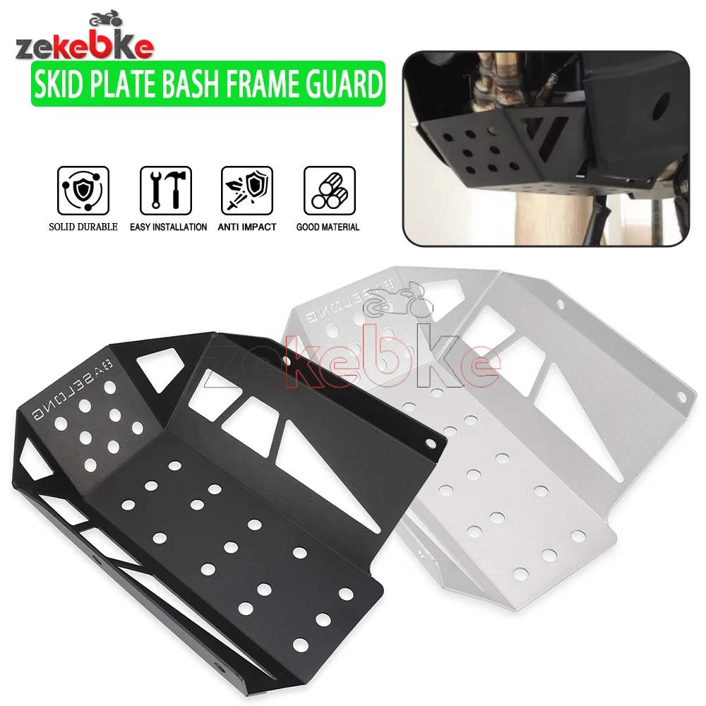 

Under Engine Protection Cover For Kawasaki Versys X300 X 300 KLE300 2017-2024 Skid Plate Bash Frame Guard Motorcycle Accessories