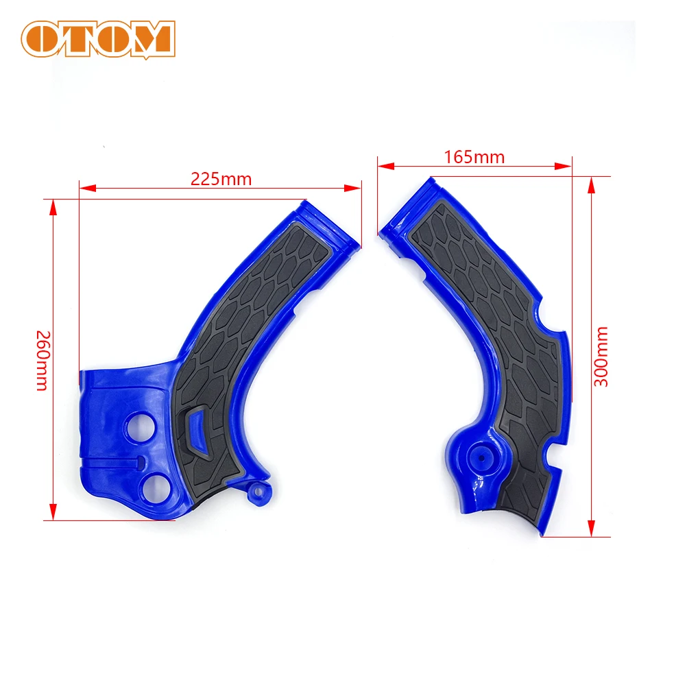 OTOM For YAMAHA YZ250F YZ450F WR250F WR450F Motocross X-Grip Frame Guard Protection Cover Blue Motorcycle Accessories